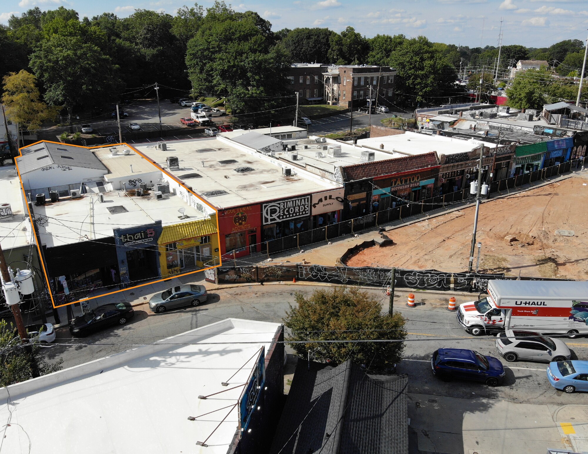 1146 1148 1150 Euclid Avenue. NE., Atlanta, GA à vendre Photo du bâtiment- Image 1 de 6