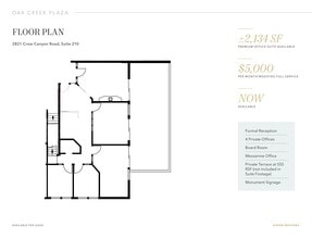 2817 Crow Canyon Rd, San Ramon, CA for lease Floor Plan- Image 1 of 1