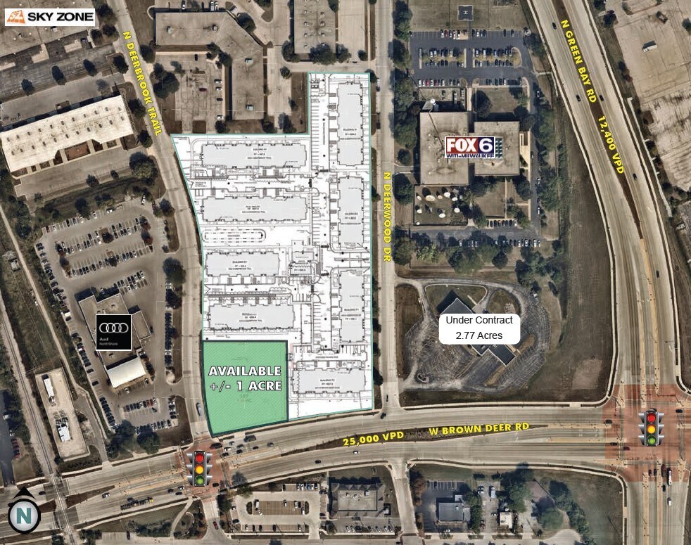 4300 W Brown Deer Rd, Brown Deer, WI à vendre Aérien- Image 1 de 5