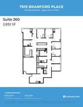 7619 Branford Pl, Sugar Land, TX à louer Plan d’étage- Image 1 de 1