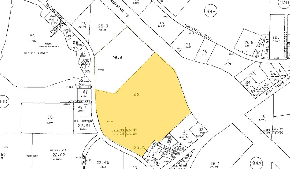 2085 Avalon Pky, McDonough, GA for lease - Plat Map - Image 3 of 10