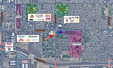 993 E Pecos Rd, Chandler, AZ - AERIAL  map view