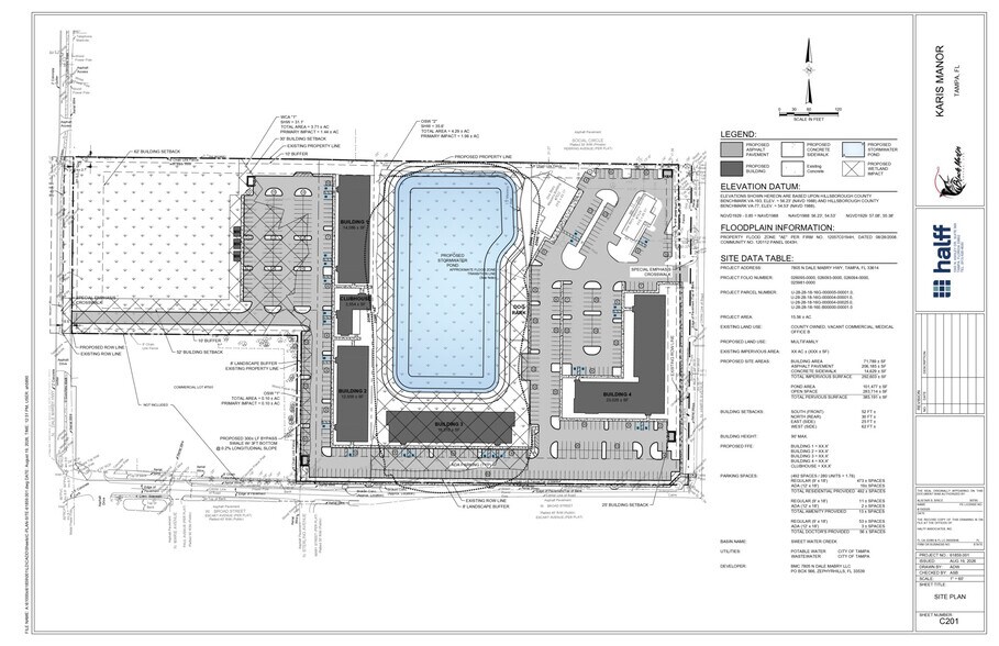 7805 Dale Mabry Hwy, Tampa, FL à vendre - Plan de site - Image 3 de 8