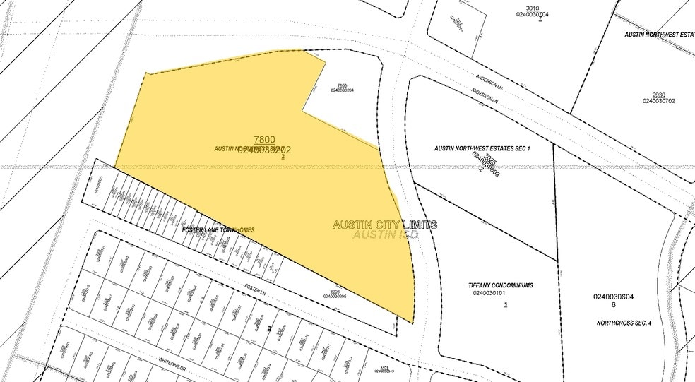 7800 Shoal Creek Blvd, Austin, TX à louer - Plan cadastral - Image 3 de 39