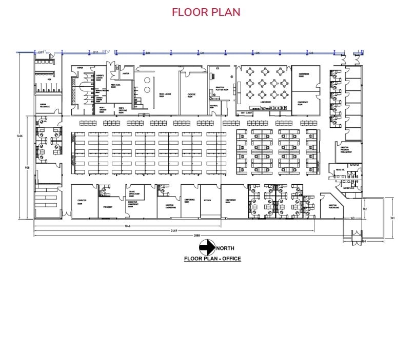 2555 20th St, Port Huron, MI for lease Floor Plan- Image 1 of 1