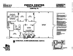 75 W Baseline Rd, Gilbert, AZ for lease Floor Plan- Image 1 of 1
