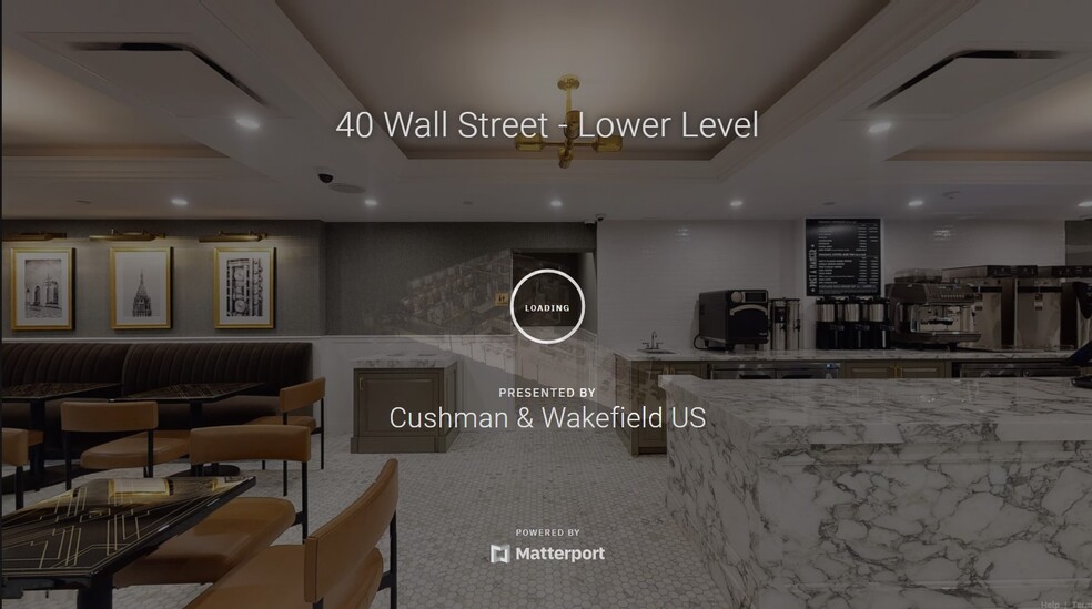 40 Wall St, New York, NY for lease - Matterport 3D Scan - Image 2 of 15