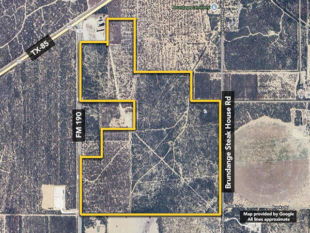 Brundage Steak House Rd Rd, Brundage, TX for sale Aerial- Image 1 of 2