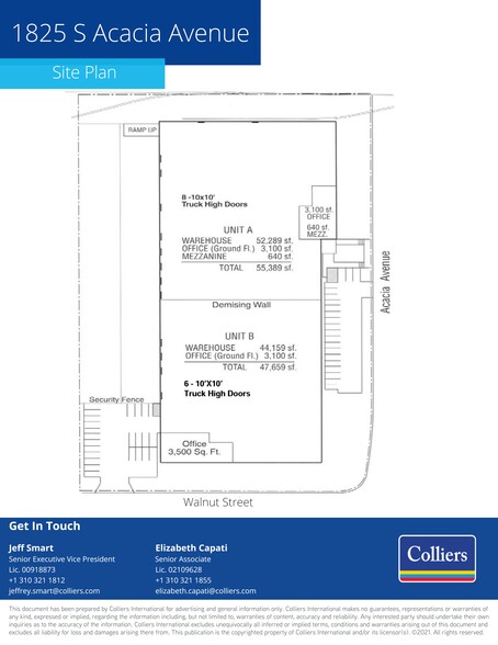 1825 Acacia Ave, Compton, CA à louer - Plan de site - Image 2 de 6