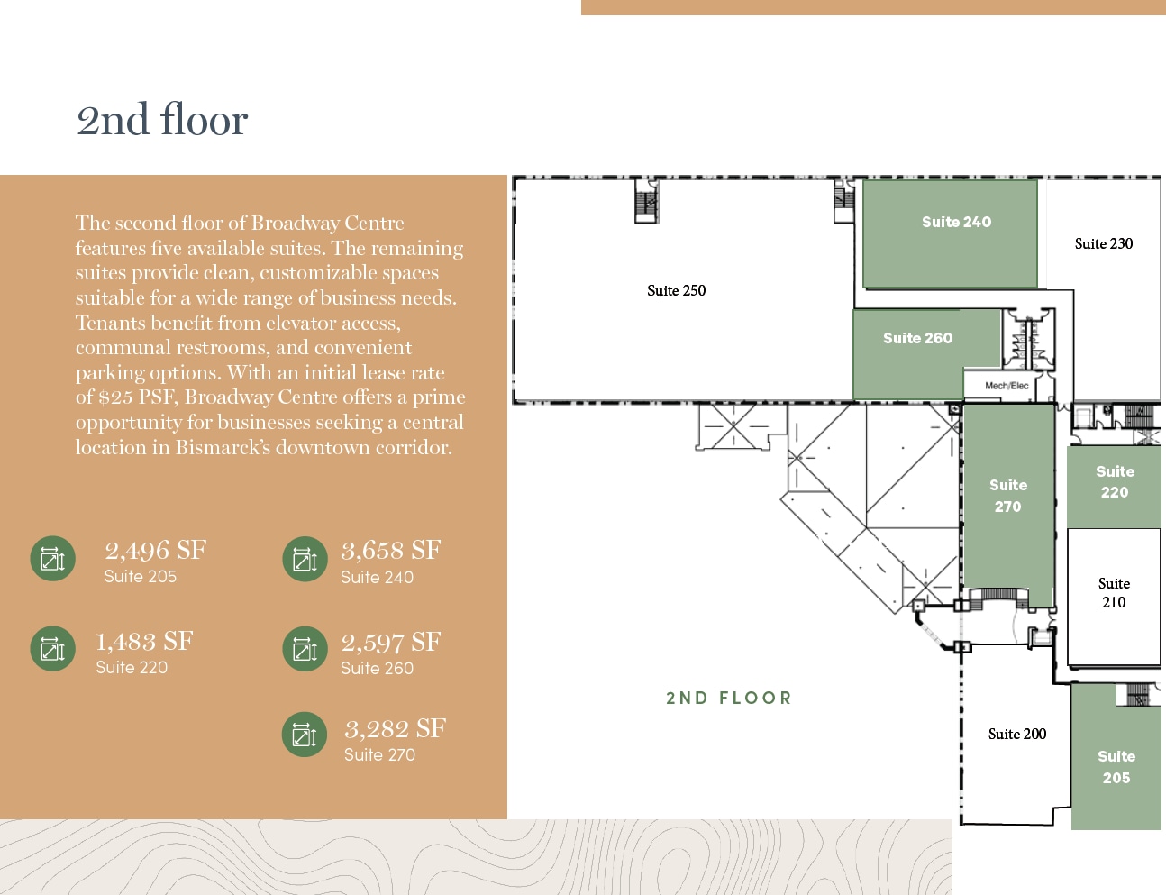 100 W Broadway Ave, Bismarck, ND for lease Floor Plan- Image 1 of 1