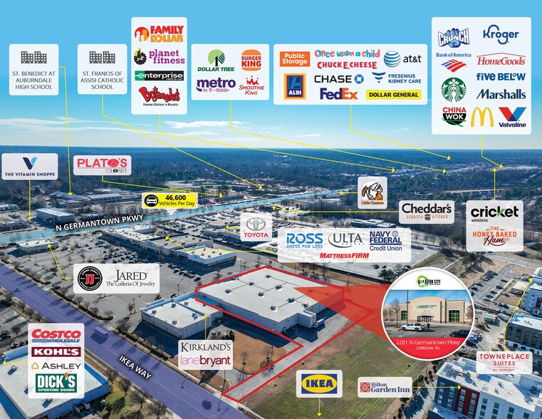 2281 N Germantown Pky, Cordova, TN for sale - Building Photo - Image 3 of 8