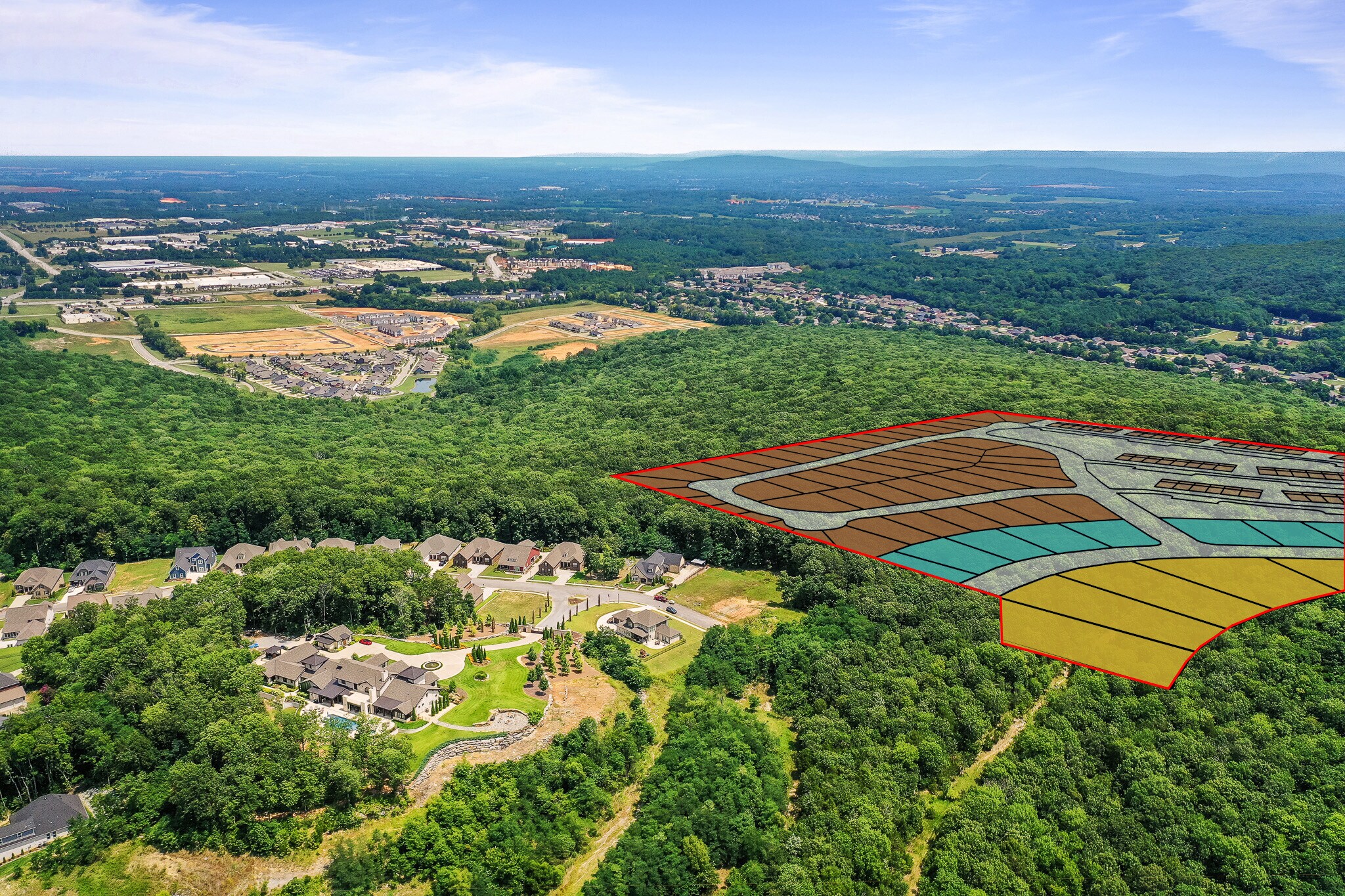 35.5 Acres Hawks Way NE, Huntsville, AL à vendre Aérien- Image 1 de 13