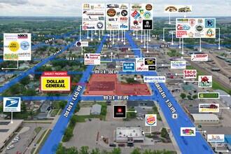 824 Dakota Ave, Wahpeton, ND - AERIAL  map view - Image1