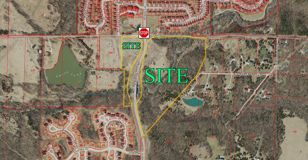 Richland Hills Rd & Rolling Hills Dr, Columbia, MO for sale - Aerial - Image 1 of 3