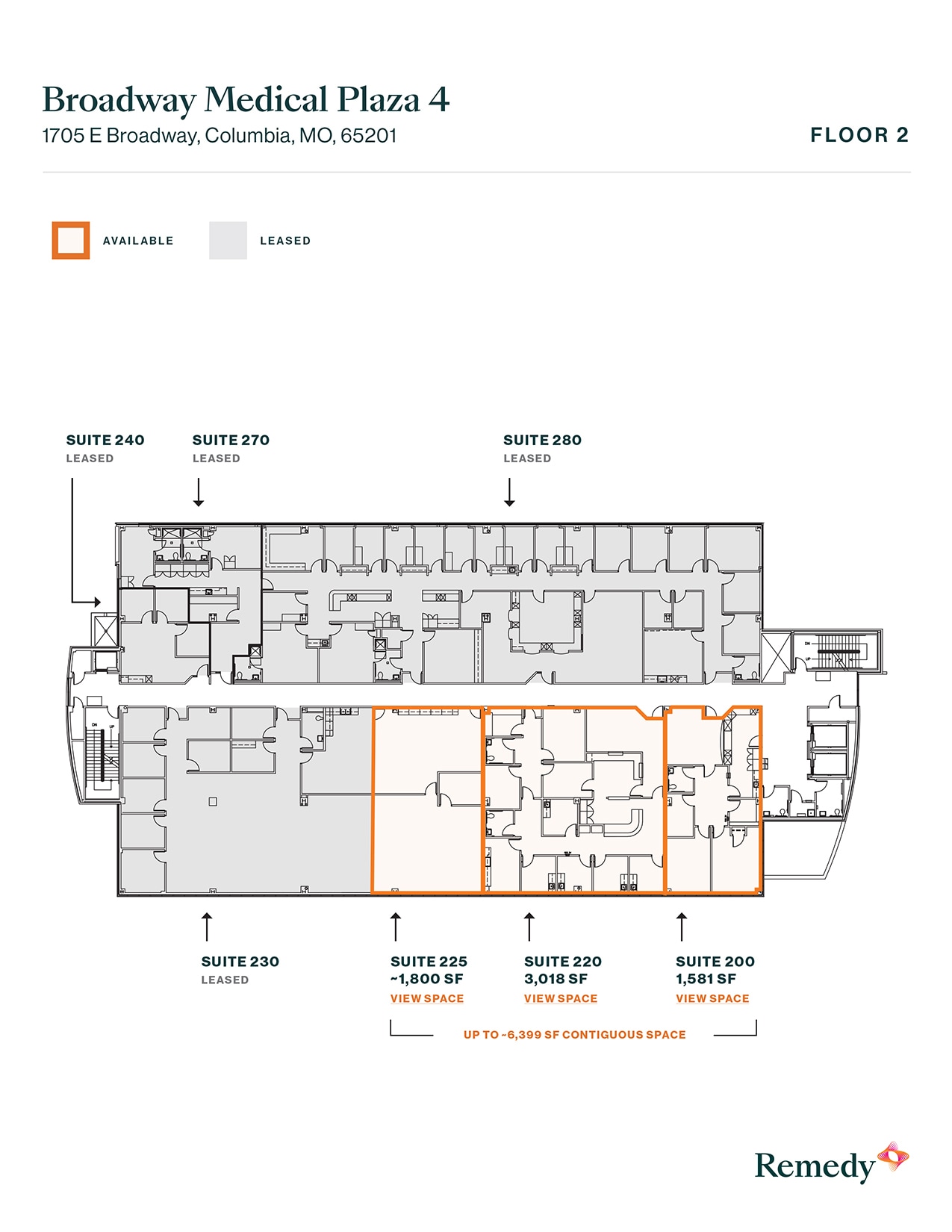 1705 E Broadway, Columbia, MO for lease Floor Plan- Image 1 of 1