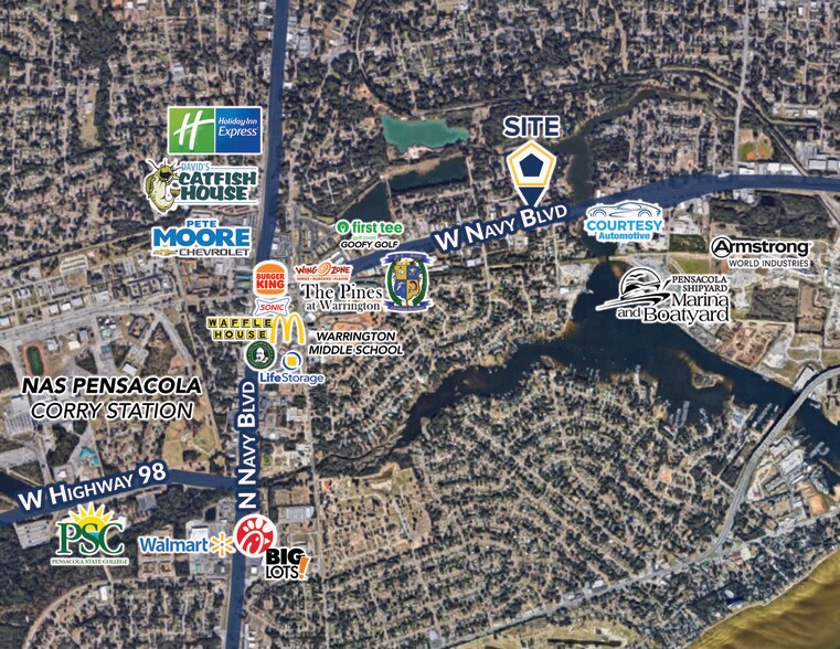 3708 Navy Blvd, Pensacola, FL à vendre - Photo principale - Image 2 de 3