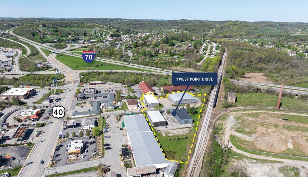 1 W Point Dr, Washington, PA for sale - Aerial - Image 3 of 8