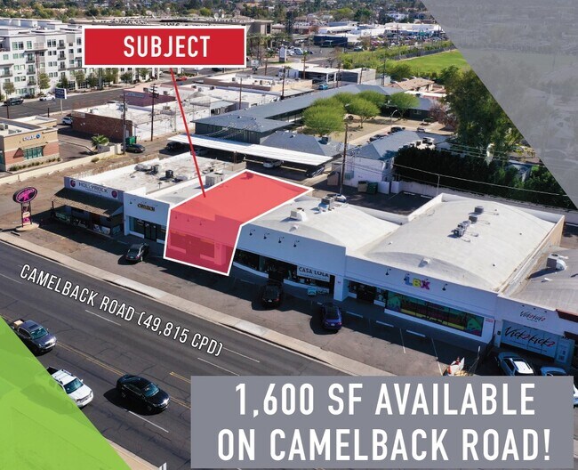 Plus de détails pour 525-533 E Camelback Rd, Phoenix, AZ - Commerce de détail à louer