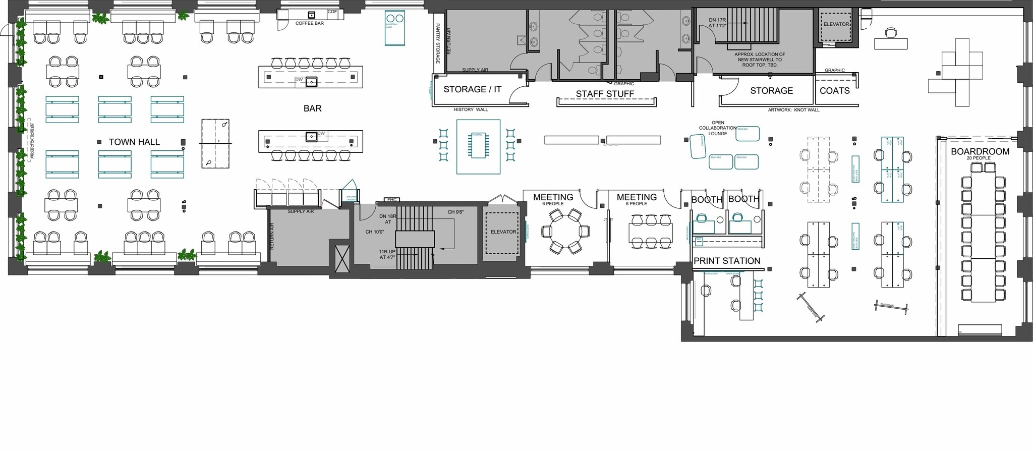 310 Spadina Ave, Toronto, ON à louer Plan d’étage- Image 1 de 7