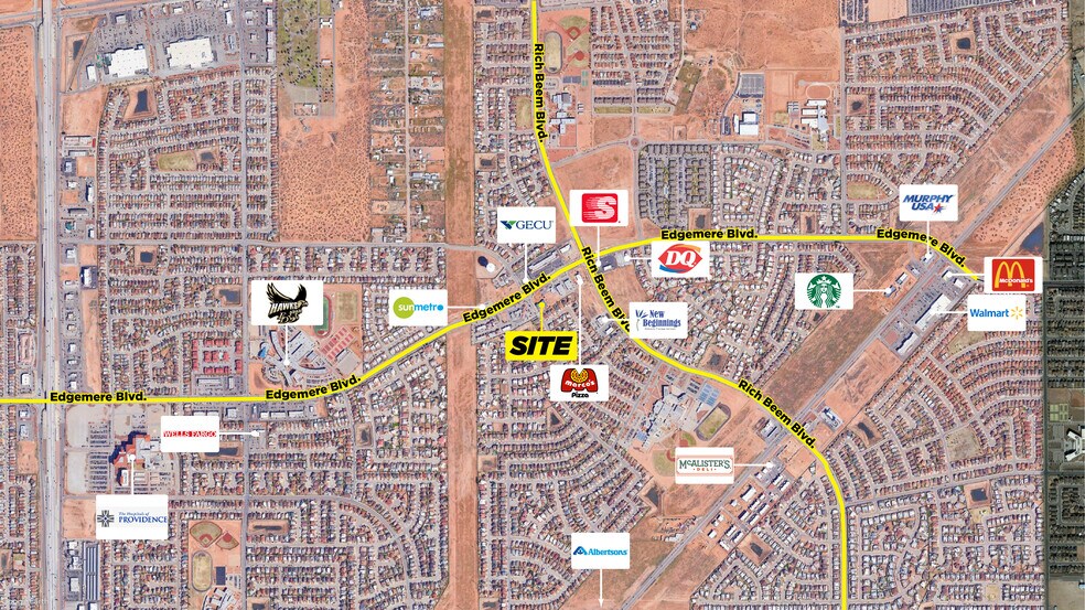 12800 Edgemere Blvd, El Paso, TX à louer - Photo du bâtiment - Image 3 de 7