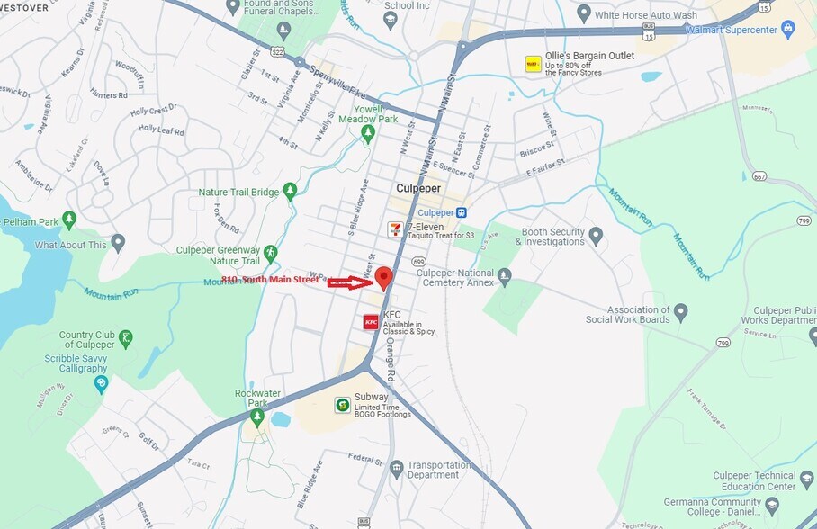 810 S Main St, Culpeper, VA à vendre - Photo du bâtiment - Image 3 de 23