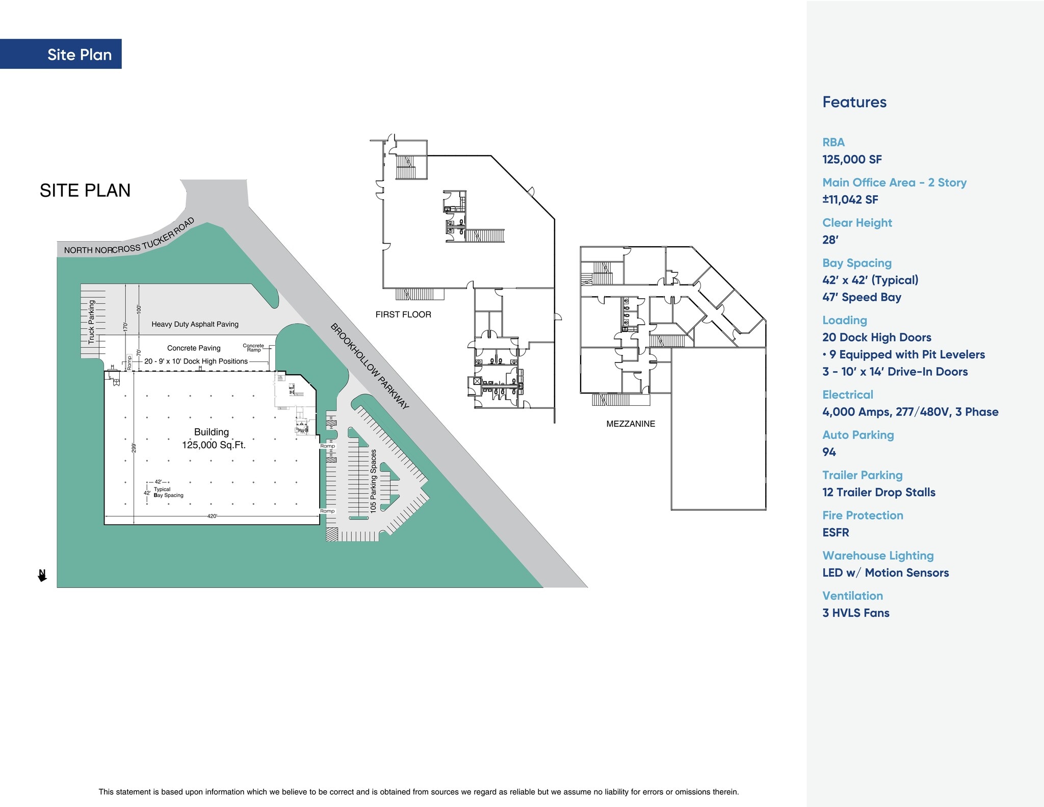 6170 Brook Hollow Pkwy, Norcross, GA for lease Site Plan- Image 1 of 1