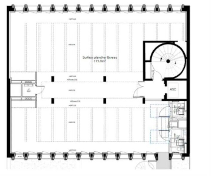 28-28 Rue Du Docteur Finlay, Paris for lease - Floor Plan - Image 2 of 4