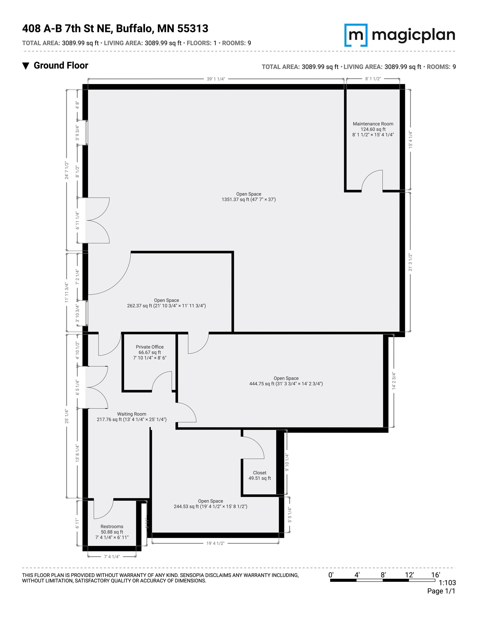 404-412 7th St NE, Buffalo, MN à louer Plan de site- Image 1 de 21