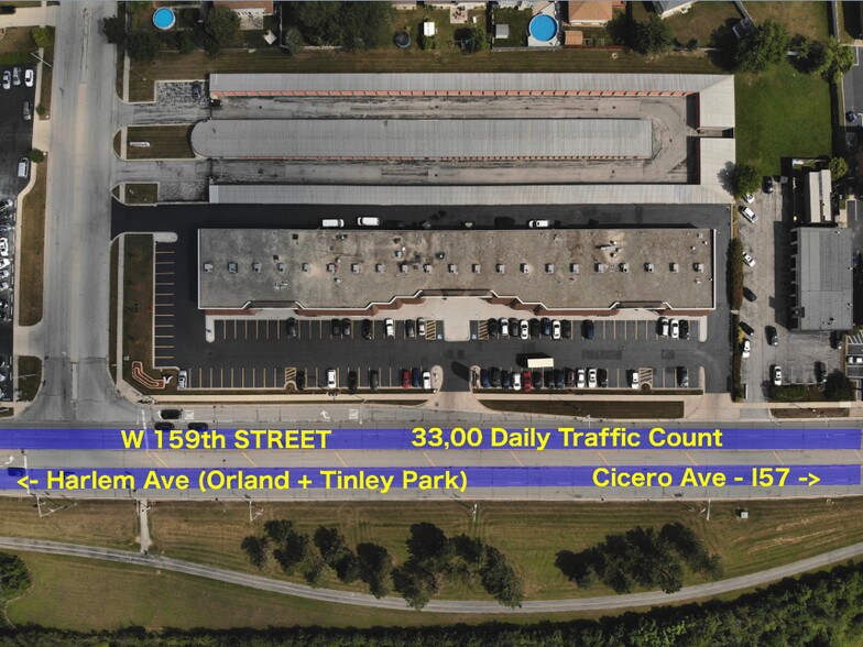 6040-6080 159th St, Oak Forest, IL à louer - Aérien - Image 3 de 10