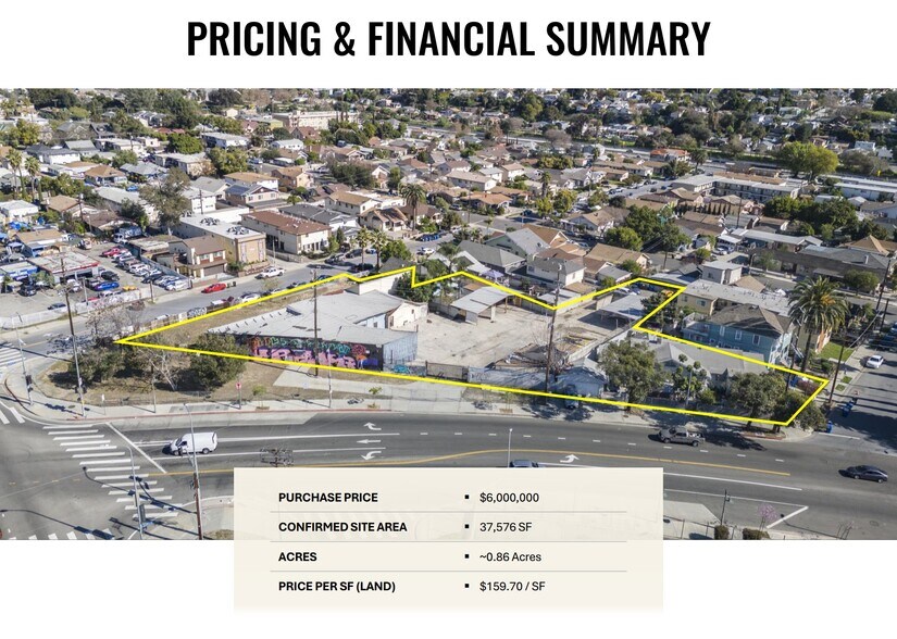 3810-3836 Pasadena Ave, Los Angeles, CA à vendre - Photo du bâtiment - Image 2 de 4