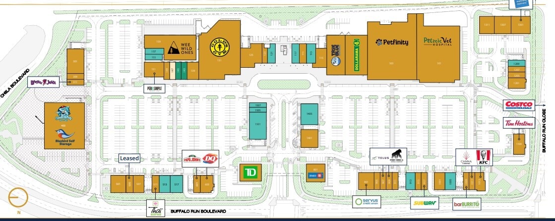 11501 Buffalo Run Blvd, Calgary, AB for lease Site Plan- Image 1 of 1