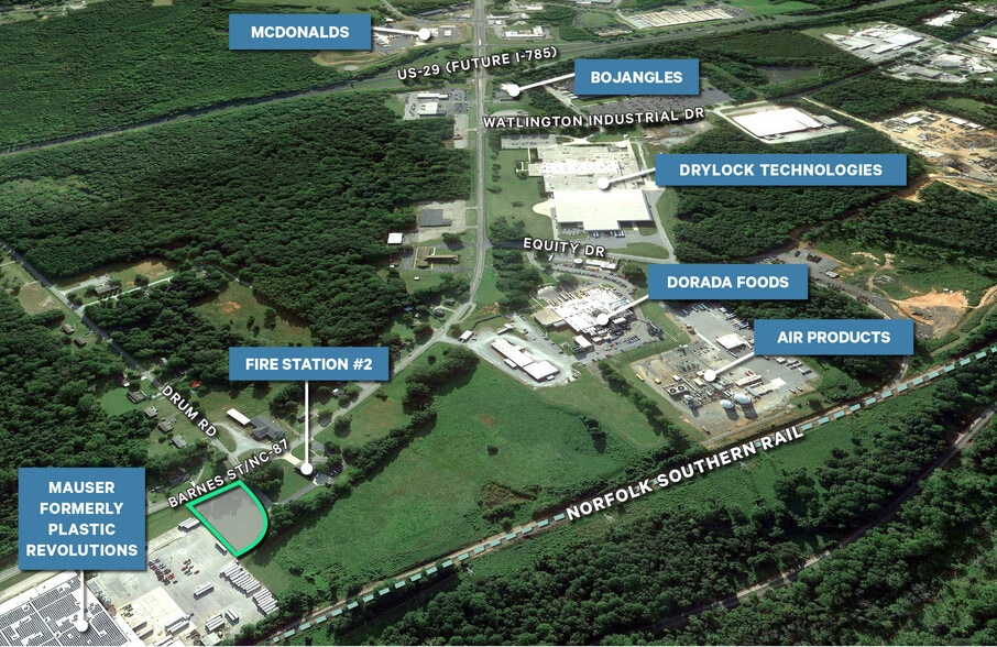 1704 Barnes St, Reidsville, NC for lease - Building Photo - Image 1 of 2