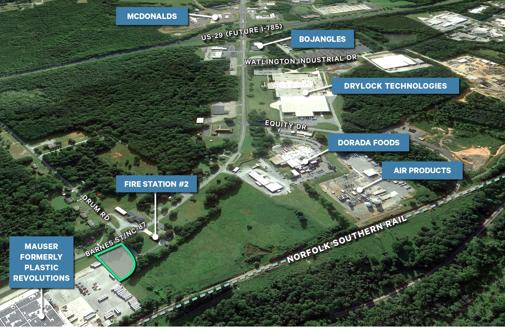 1704 Barnes St, Reidsville, NC à louer Photo du bâtiment- Image 1 de 3