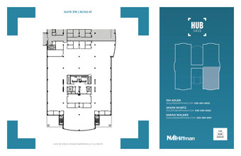 1415 W Diehl Rd, Naperville, IL à louer Plan d’étage- Image 1 de 1