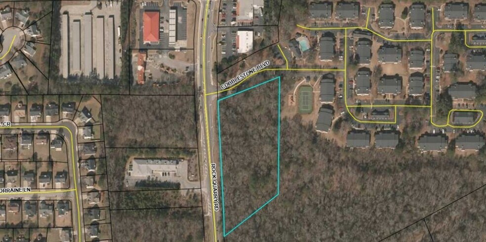 SE Corner of Rock Quarry Road, Stockbridge, GA for sale - Aerial - Image 2 of 2