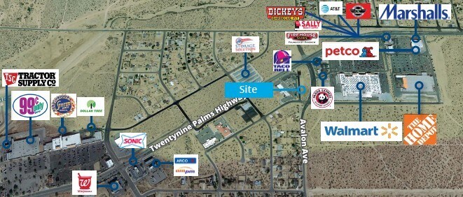 58485 29 Palms Hwy, Yucca Valley, CA à vendre - Photo du bâtiment - Image 2 de 6