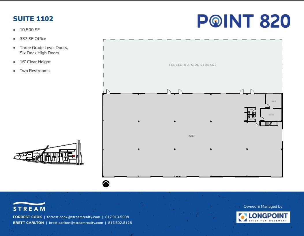 5721 E Rosedale St, Fort Worth, TX for lease Floor Plan- Image 1 of 1