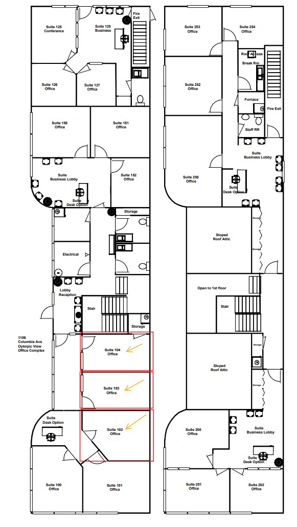 1106 Columbia Ave, Marysville, WA for lease Floor Plan- Image 1 of 1