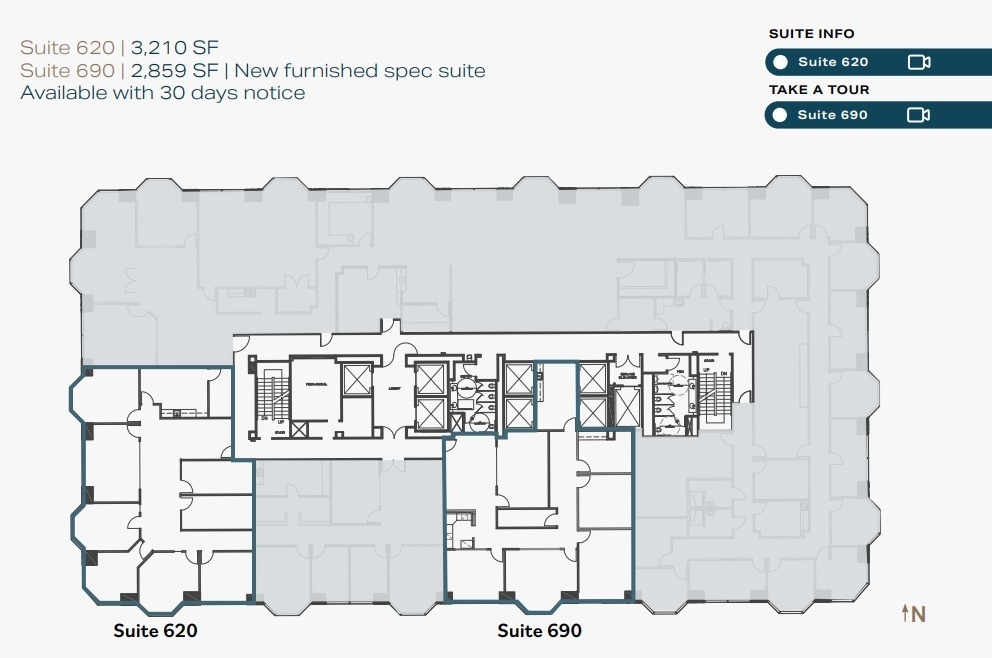 550 W C St, San Diego, CA for lease Floor Plan- Image 1 of 1