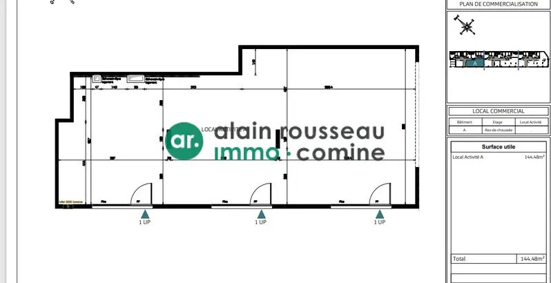 Commerce de détail dans Angers à vendre - Plan d’étage - Image 2 de 3