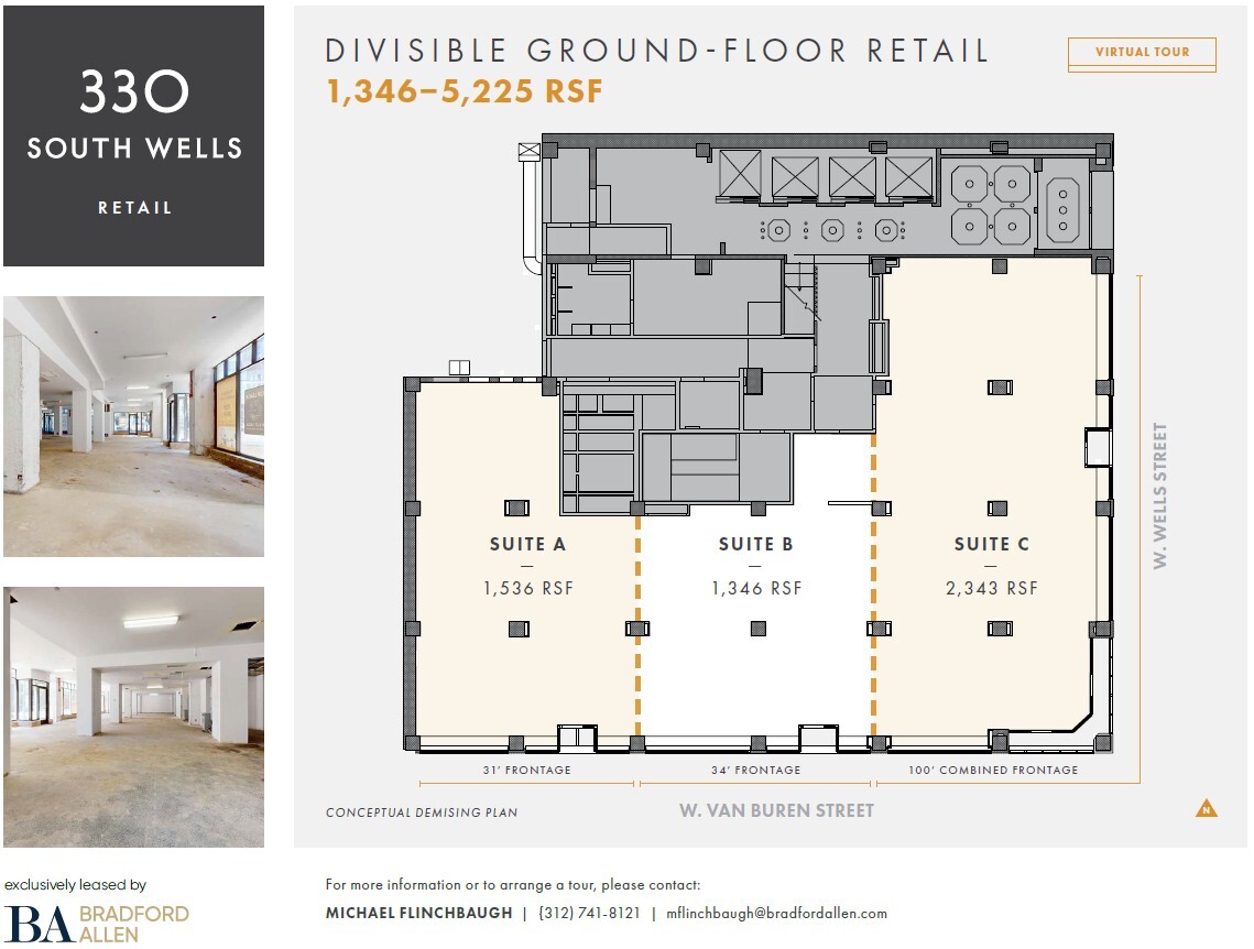 330 S Wells St, Chicago, IL à louer Plan d’étage- Image 1 de 11
