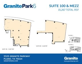 5525 Granite Parkway, Plano, TX for lease Site Plan- Image 1 of 2