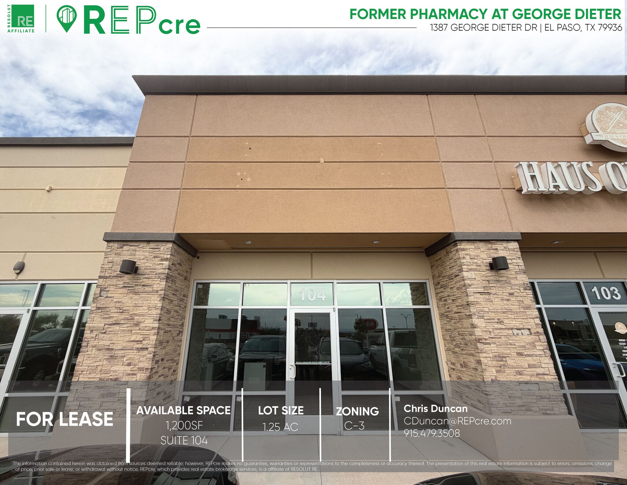 1387 George Dieter Dr, El Paso, TX for lease Building Photo- Image 1 of 18