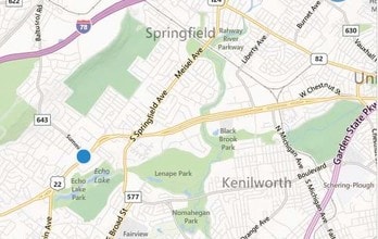 1122 Route 22, Mountainside, NJ - Aérien Vue de la carte