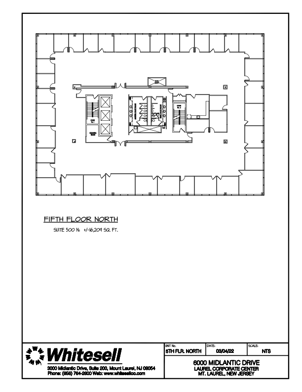 6000 Midlantic Dr, Mount Laurel, NJ à louer Plan d  tage- Image 1 de 2