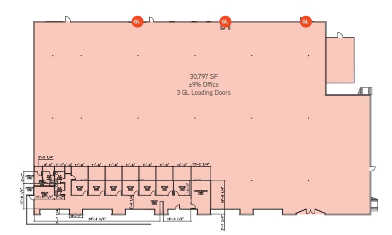 5965 Santa Fe St, San Diego, CA for lease Floor Plan- Image 1 of 1