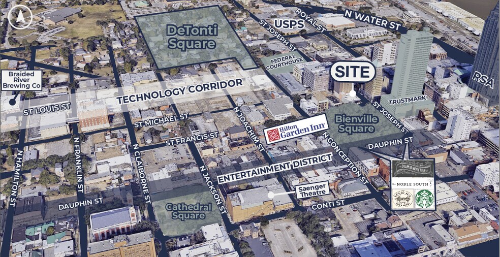 59 St Joseph St, Mobile, AL for lease - Building Photo - Image 2 of 4