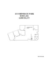 43 Corporate Park, Irvine, CA for lease Floor Plan- Image 1 of 1