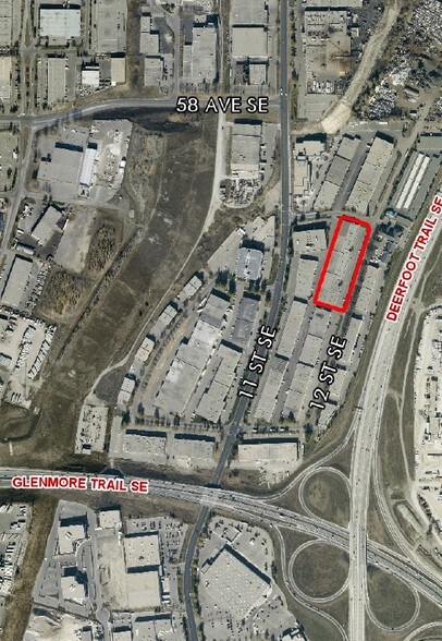 6025 12th St SE, Calgary, AB à louer - Aérien - Image 2 de 5