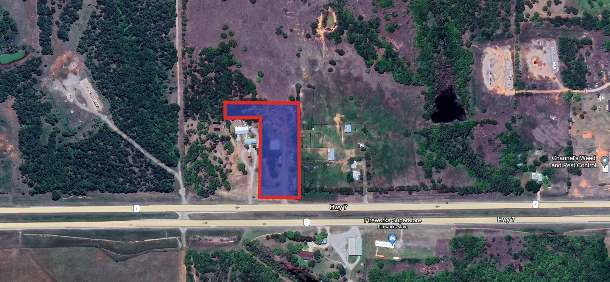 279389 State 7 hwy, Duncan, OK for sale Aerial- Image 1 of 3